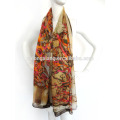 2015 latest new fashion style chiffon printed scarves